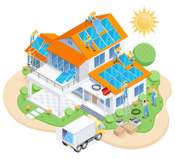 680+ Solar Power House Diagram Stock Photos, Pictures & Royalty-Free