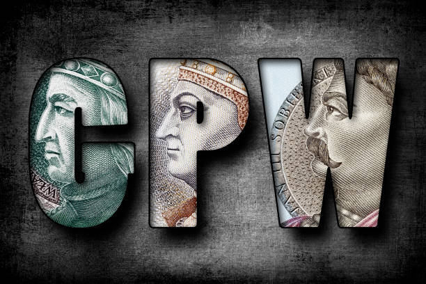 istock GPW Text Made of Polish Banknotes 1454394834