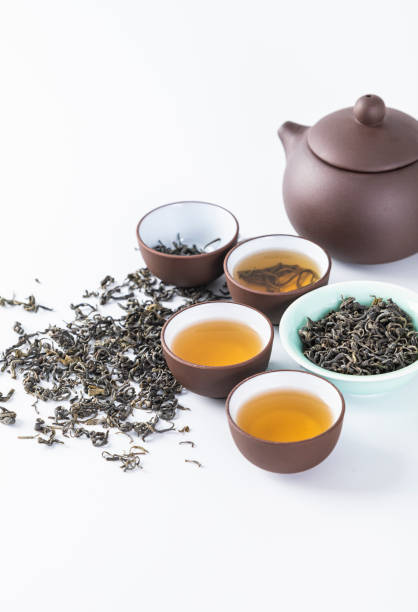 istock Photograph of teacups and tea sets 1454394902