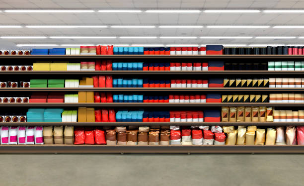 istock Coffee pack on shelf at supermarket 1454398330
