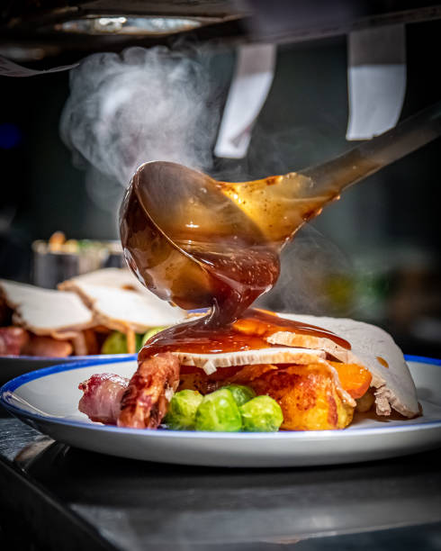 gravy on the roast