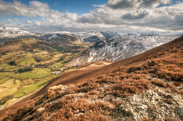 Catbells & Newlands Valley From Barrow stock photo