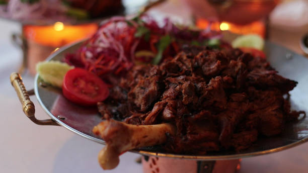 istock A plate of soft sliced lamb marinated in rum, herbs and spices 1454403748
