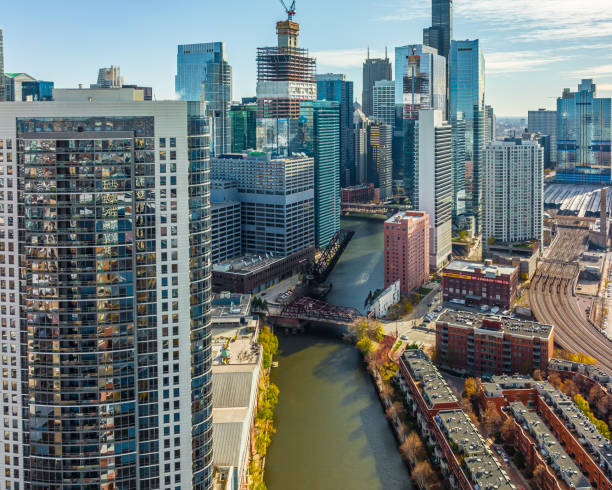 istock Chicago Highrise Skyline Viewed from the West 1454404813