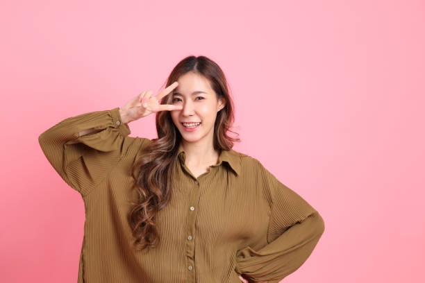 istock Cute Asian Woman 1454405020