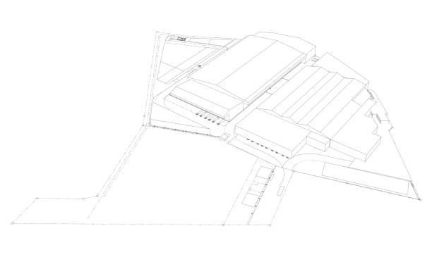 istock 3D illustration of building project 1454407511