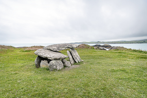 Altar Wedge Tomb gallery grave in the village of Schull, County Cork, Ireland