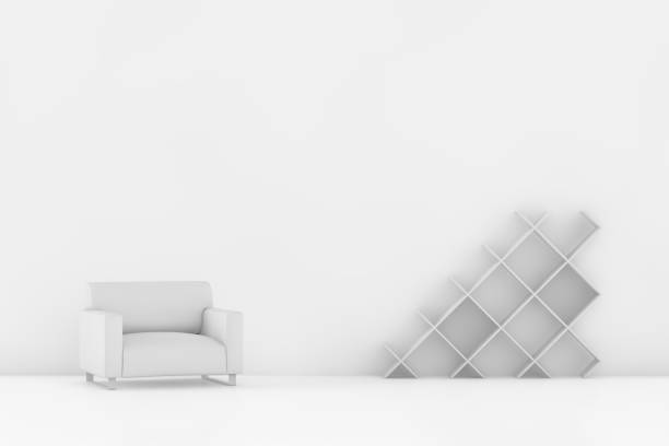 istock 3D Modern living room 1454408769
