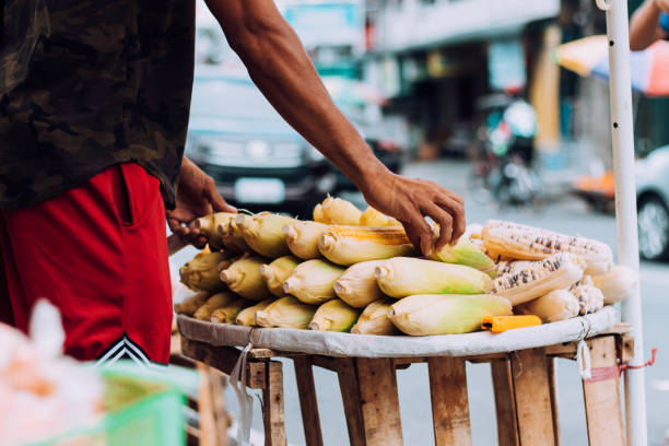 istock Corn for sale in the market 1454412973