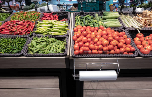 istock Assorted vegetables in market 1454414884