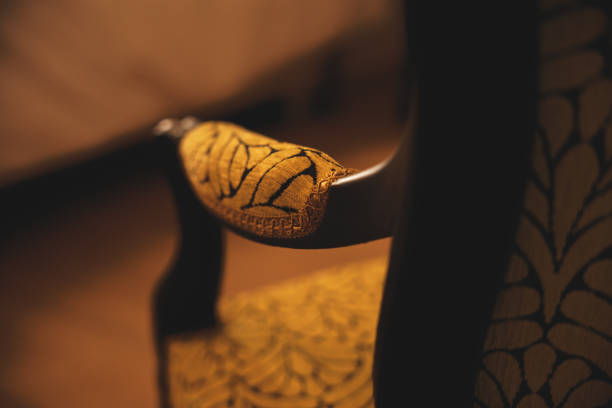 Upholstery fabrics on an armchair