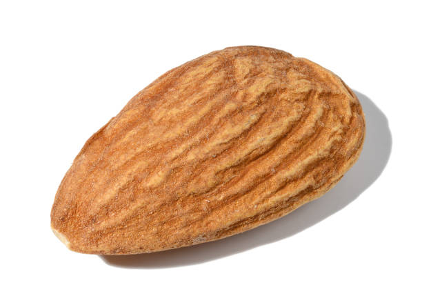istock Almond kernel on a white isolated background 1454419112