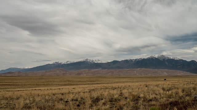 Fast Cloud Cover Moves Over Great Sand Dunes