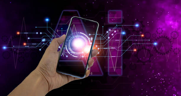 istock The concept of using artificial intelligence (AI) to control the system, the industry that uses artificial intelligence. 1454425201