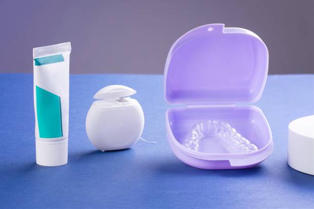 istock orthodontic treatment with invisible braces 1454439998