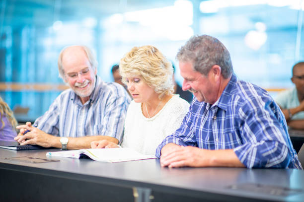 istock Adult Education Group Project 1454448095