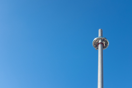 The Brighton i360 towers 162m above the city skyline and offers views across views across Sussex, the English Channel and South Downs.