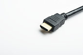 HDMI cable on the white background