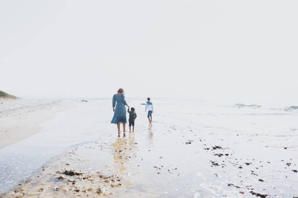 istock Spending sunny autumn day at the beach 1454460729
