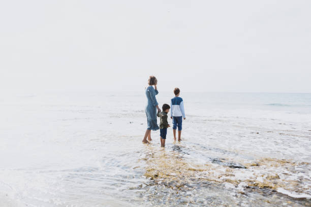 istock Spending sunny autumn day at the beach 1454460769