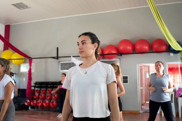 istock women learning to dance zumba 1454465112