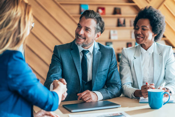 istock Handshake for the new agreement 1454466121