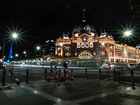 Flinders Street Station at Melbourne, Australia
