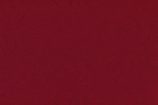 Burgundy Red Embossed Maroon Art Paper Texture Retro Vintage Background, Natural Horizontal Dark Rough Craft Sheet Textured Macro Closeup Pattern, Blank Empty Large Detailed Copy Space