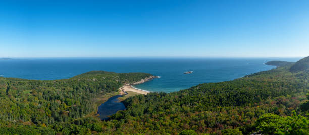 istock Sand Beach seen from atop BeeHive hiking trail 1454481102