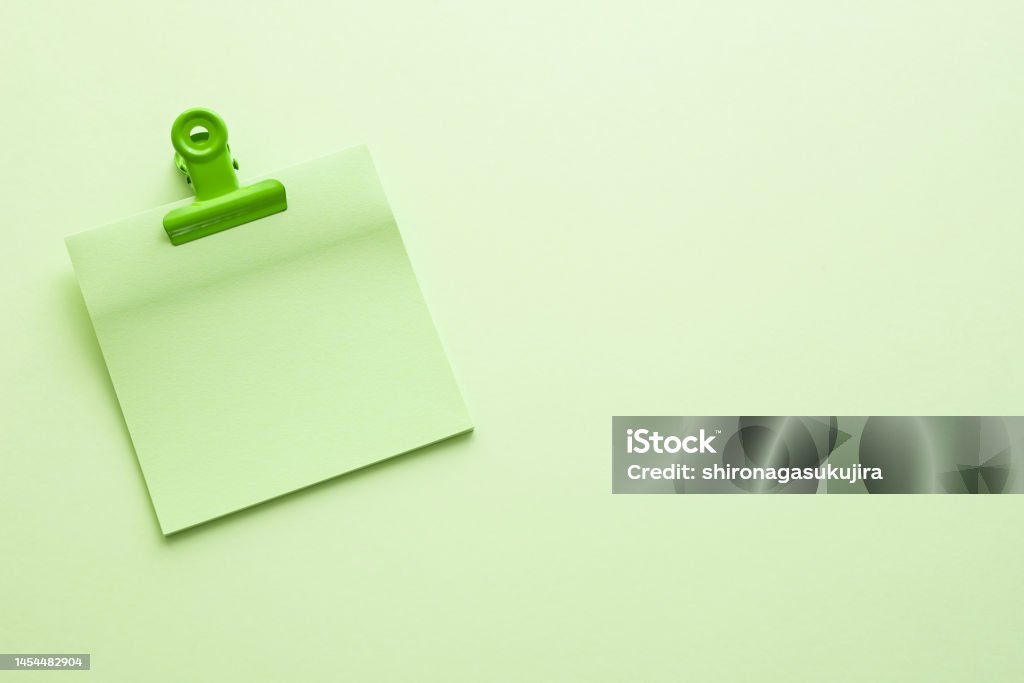 Sticker Note Coppy Sticky Note For Taking Notes With Copy Space Stock Photo - Download ...