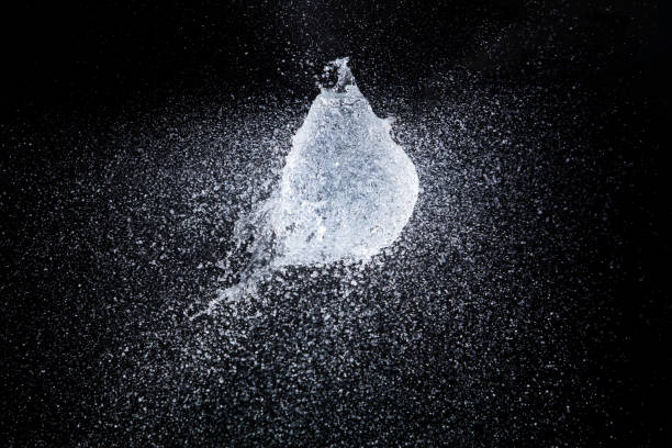 high speed photography air balloon explosion