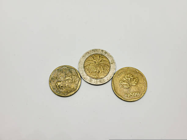 istock Indonesian 100, 500, 1000 rupiah coin icon 1454488303