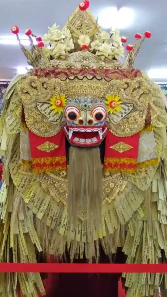 Photo of Art Barong statue from the island of Bali