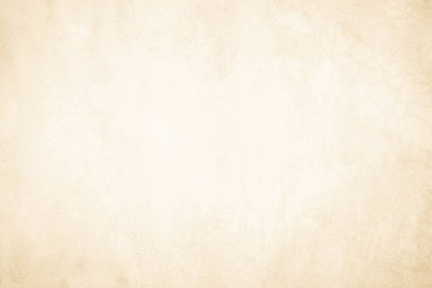 ton carton vintage texture fond fond, papier crème vieux grunge rétro rustique pour intérieurs muraux, surface béton brun mock parchemin vide. motif naturel d’art de design antique et papier peint. - papier parcheminé photos et images de collection
