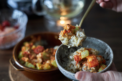 delicious and healthy quinoa rice risotto