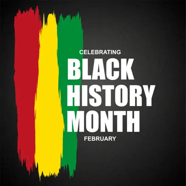 Vector illustration of Background for Black History Month