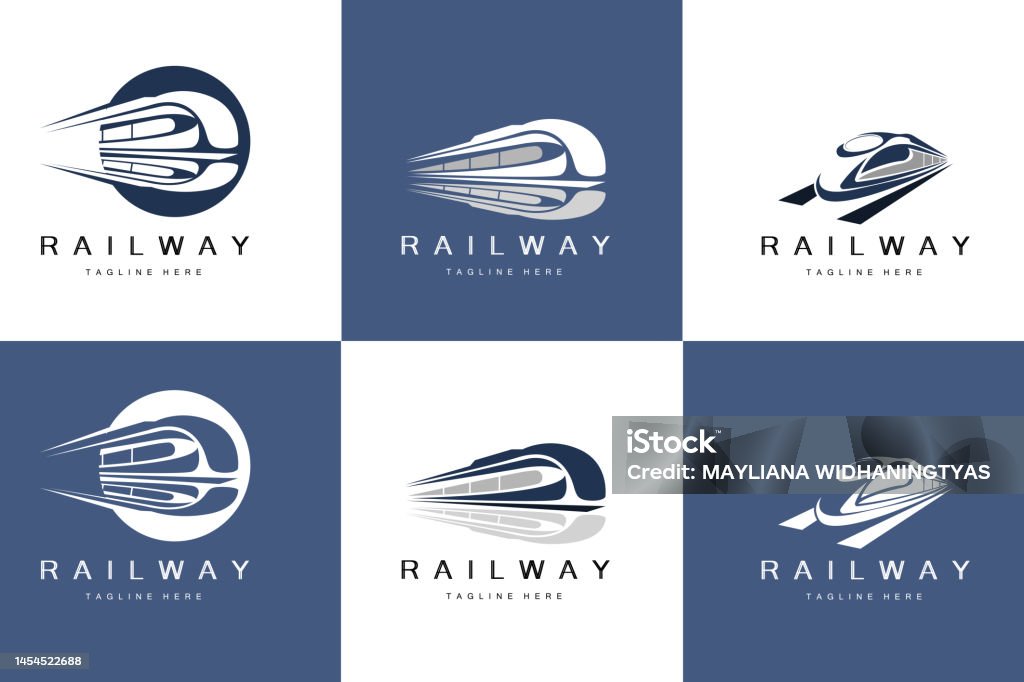 Fast Train Graphics Train Design Fast Train Track Vector Fast Transport Vehicle Stock ...