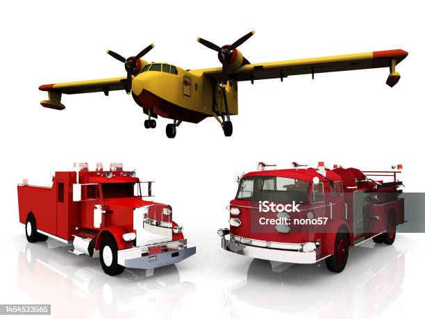 Fire Machinery Stock Photo - Download Image Now - Accidents and Disasters, Alarm, Assistance