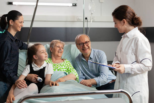 istock Practitioner doctor explaining disease diagnosis to elderly woman 1454523601