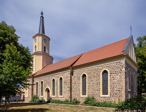 Helnæs Kirke Parish Church on the peninsula of Helnæs. The church was built in 1618