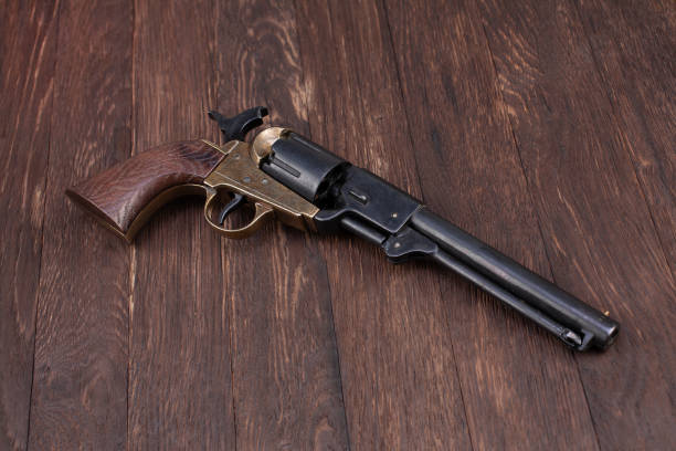 istock Old West gun - Percussion Army Revolver 1454529281