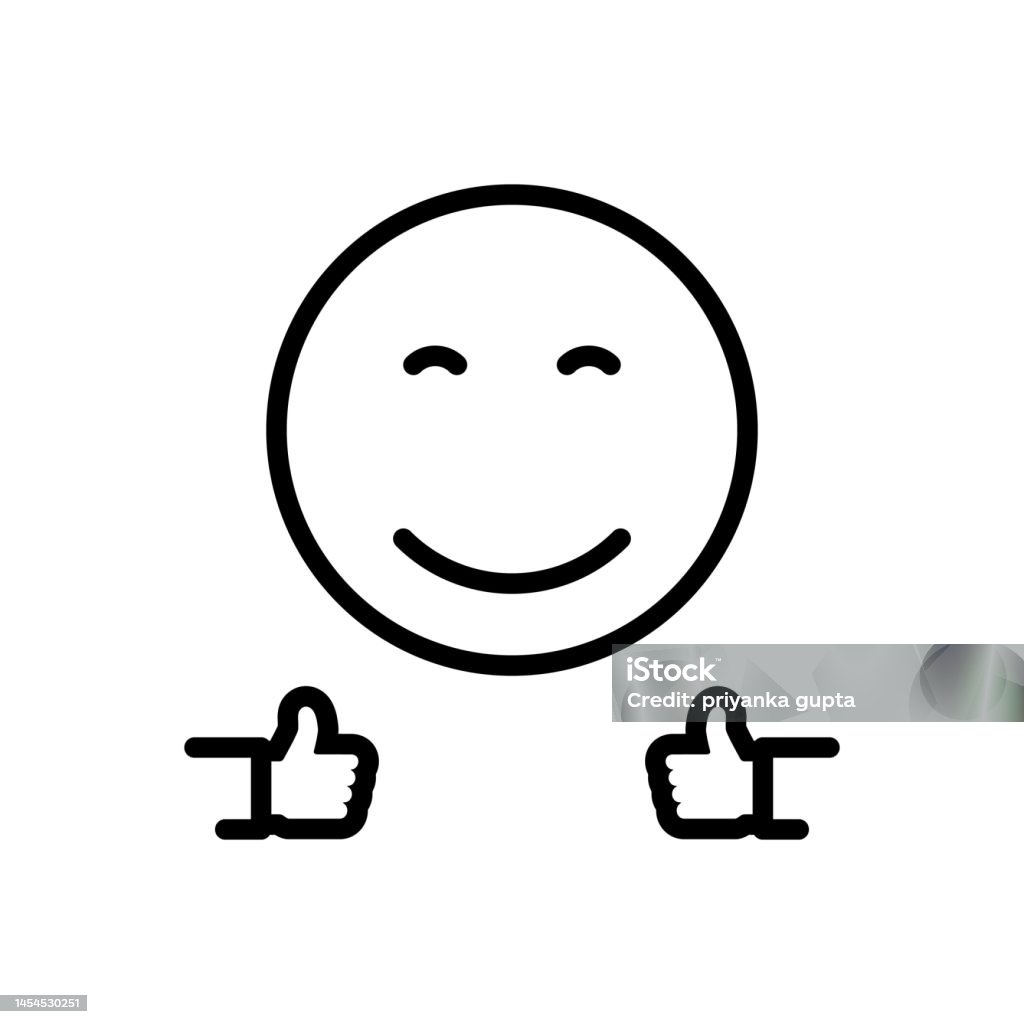 Icon Excellent Good Good Excellent Stock Illustration - Download Image Now - Emoji ...