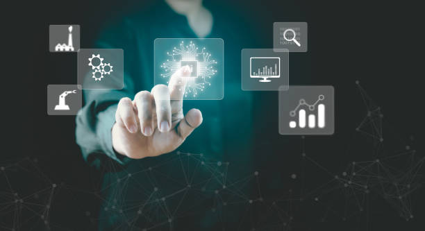 istock Ai. Digital transformation business network technology strategy, IoT, internet of things. Computer learning machine futuristic background. Science innovation software, artificial intelligence system. 1454532862