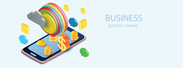 istock 3D mobile phone funding business graph trading online vector render  style icon illustration coin growing business creative concept for finance, investment, notification banking save 1454535112