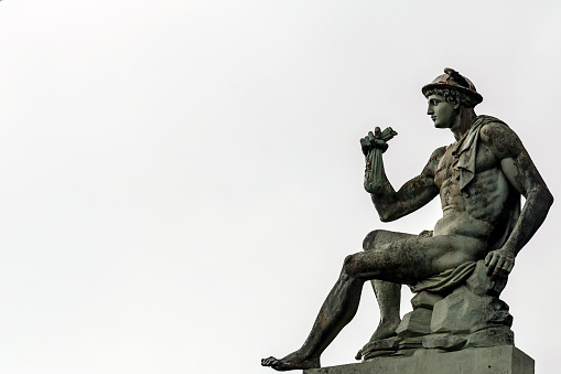 The statue of Mercury in Glasgow, Scotland
