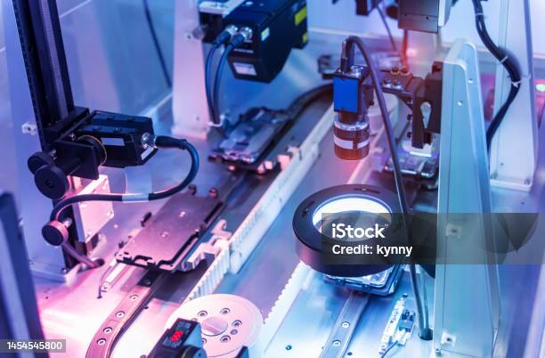 Visual Machine Image Robotic Machine Visual System Working Stock Photo - Download Image Now ...