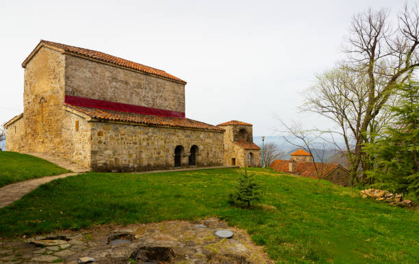 istock Spring landscape with ancient structures of Nekresi monastery 1454547601
