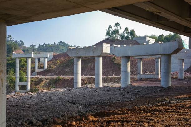 istock View of a bridge construction area on a sunny day 1454553264