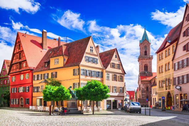 istock Dinkelsbuhl, Bavaria. Romantic Road charming city in Germany. 1454562454