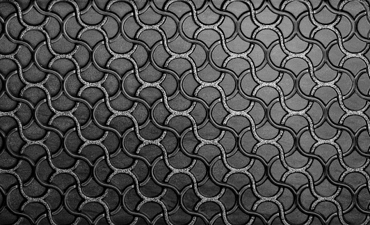Steel plate with non-slip texture pattern. Backgrounds and textures.